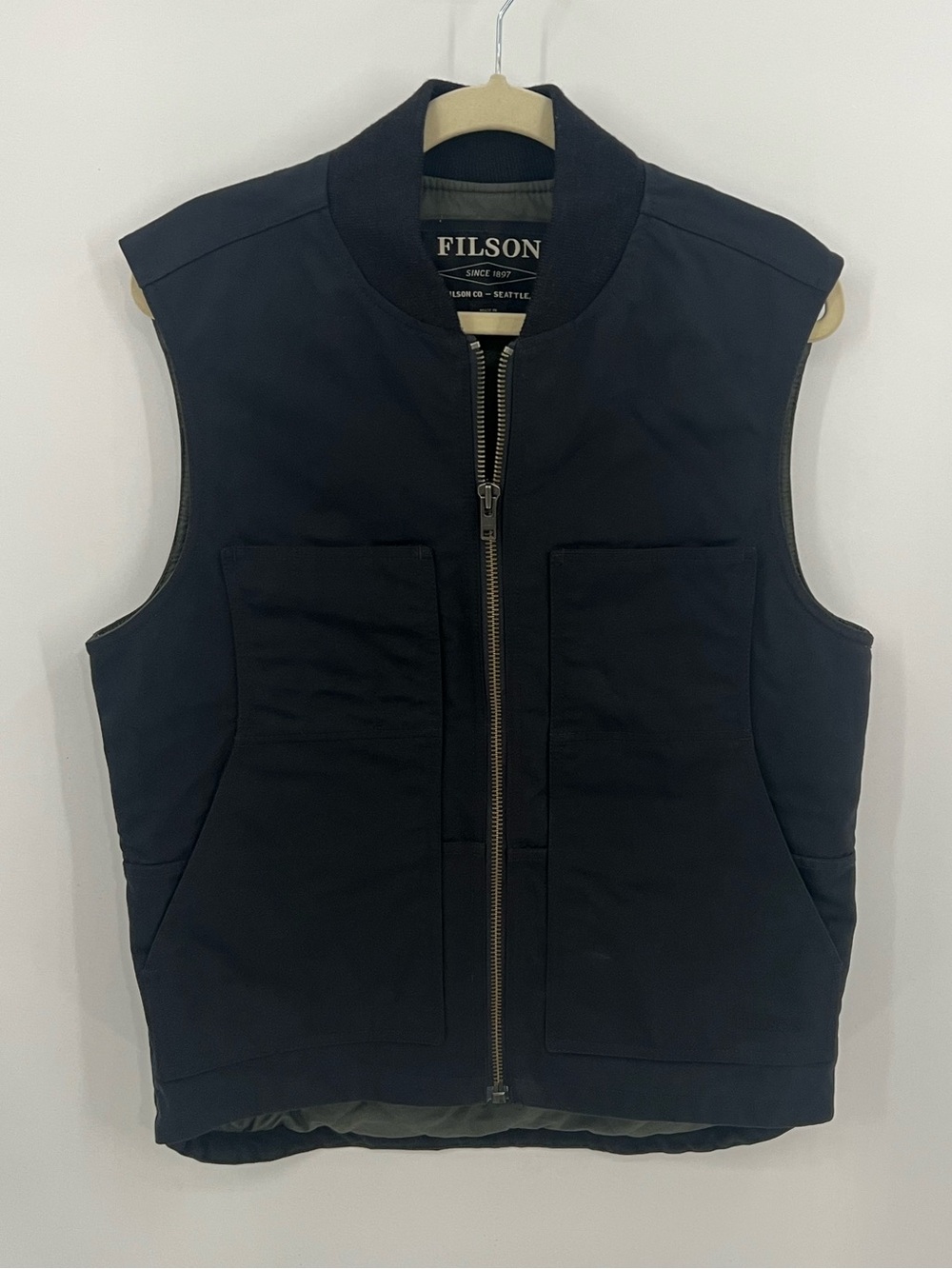 Filson Men's Tin Cloth Insulated Work Vest